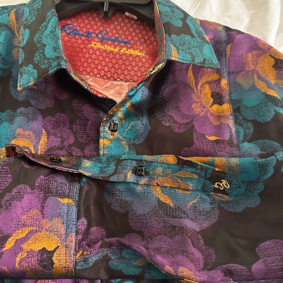 Robert Graham limited  silk button down shirt - Picture 3 of 14
